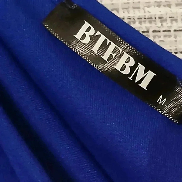 One Shoulder Royal Blue Maxi - Picture 5 of 8